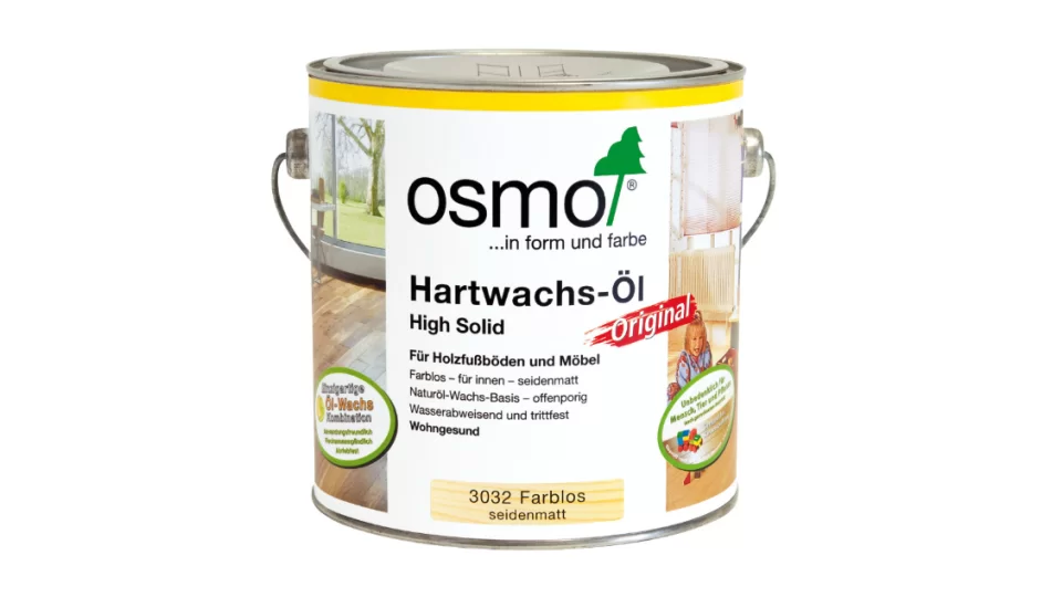 Wosk Twardy Olejny Original - Bezbarwny Jedwabisty Połysk 3032