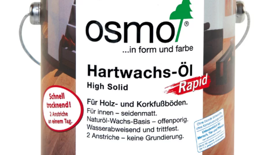 Wosk Twardy Olejny Rapid - Bezbarwny Jedwabisty Połysk 3232