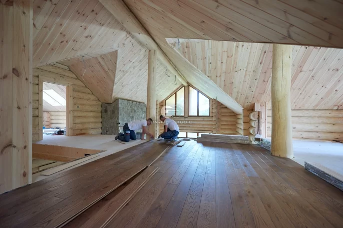 Floor installation - Polish Oaks - Cinnamon Oak