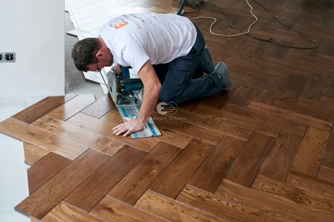 Floor installation - Color Floor Classic Spruce Oak Brown Rustic