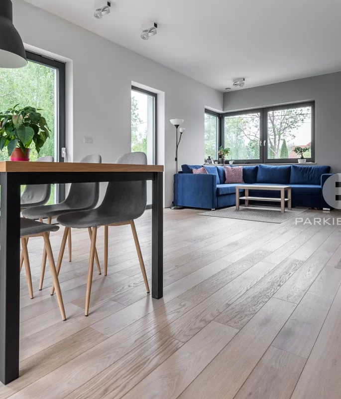 Finish Oak Whitewashed Board