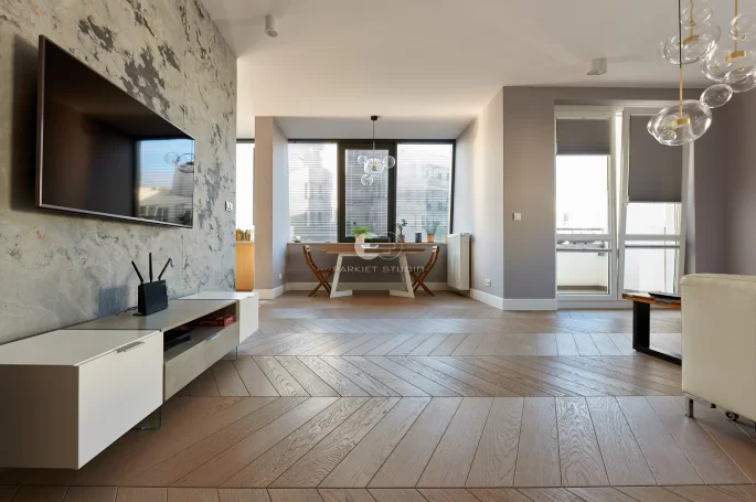 Color Floor Hungarian Spruce Oak Sand