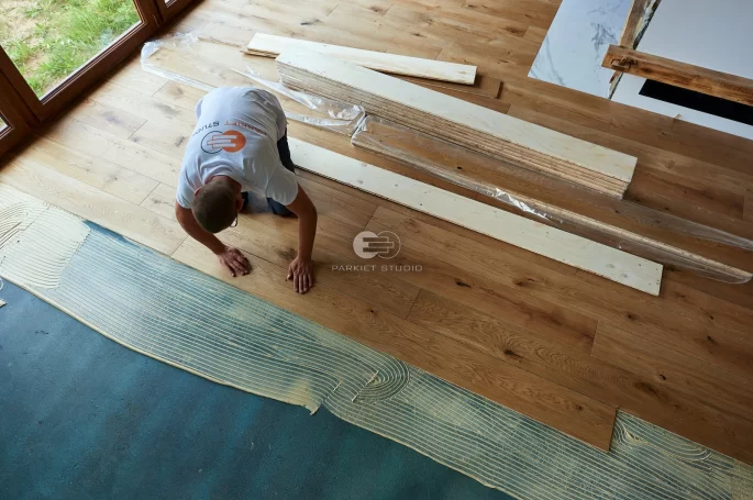 Floor installation - Color Floor Oak Vintage