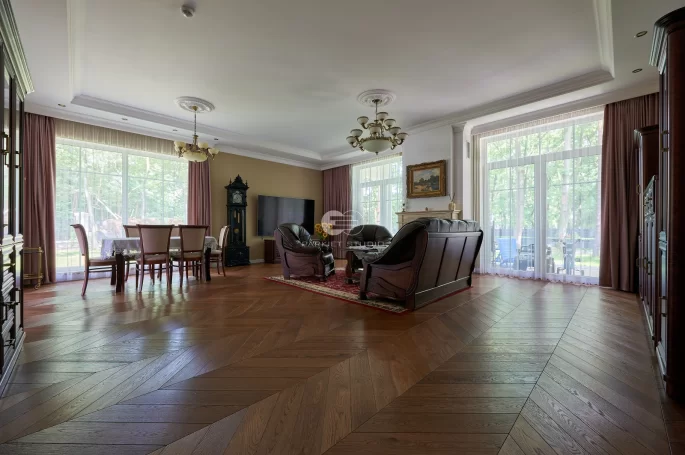 Color Floor French Fir Oak Brown Nature