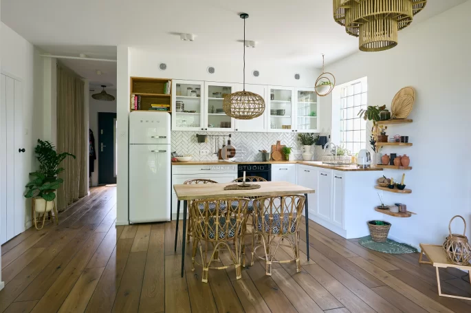 Color Floor Vintage Oak Lambton Country - Hand-stained black phase