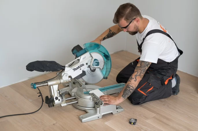 Installation of skirting boards