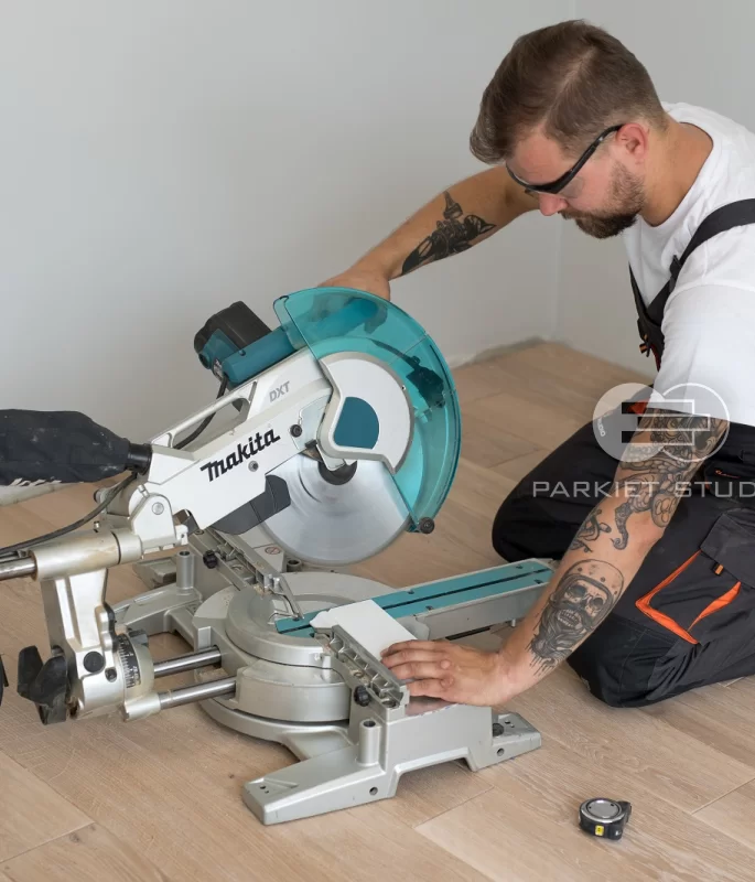 Installation of skirting boards