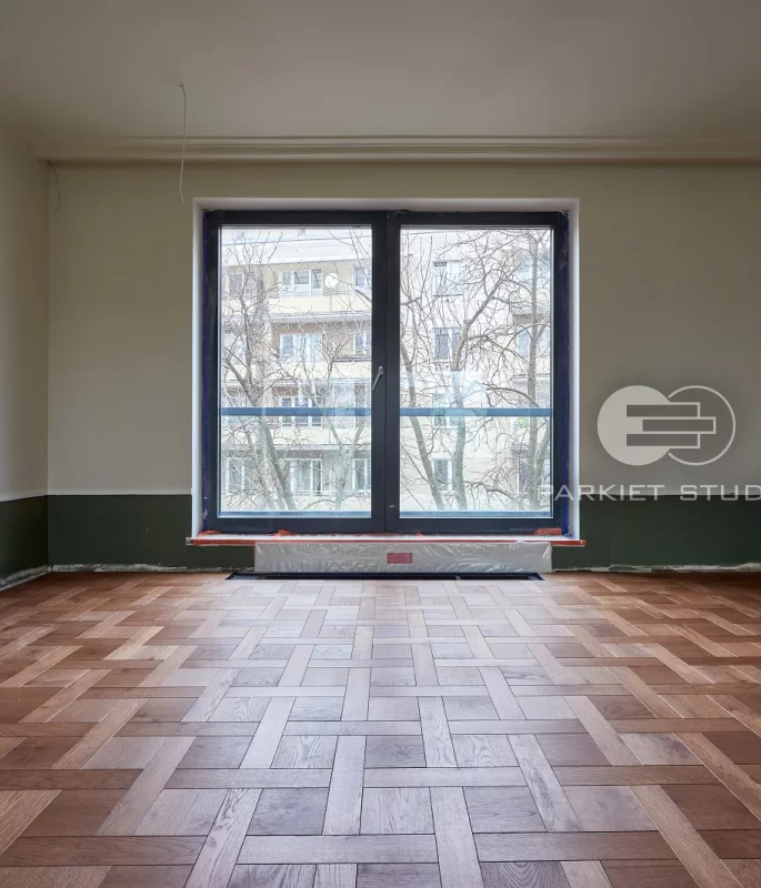 Floor installation - Art Of Wood Oak Tobacco - Faro pattern