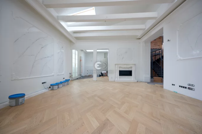 Floor installation - Art Of Wood - Vienna Oak Modena Pattern