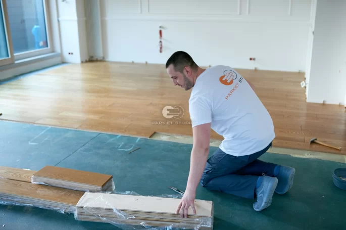 Floor installation - Color Floor Oak Amber Natur