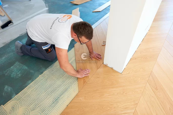 Floor installation - Color Floor French Spruce Oak Classic
