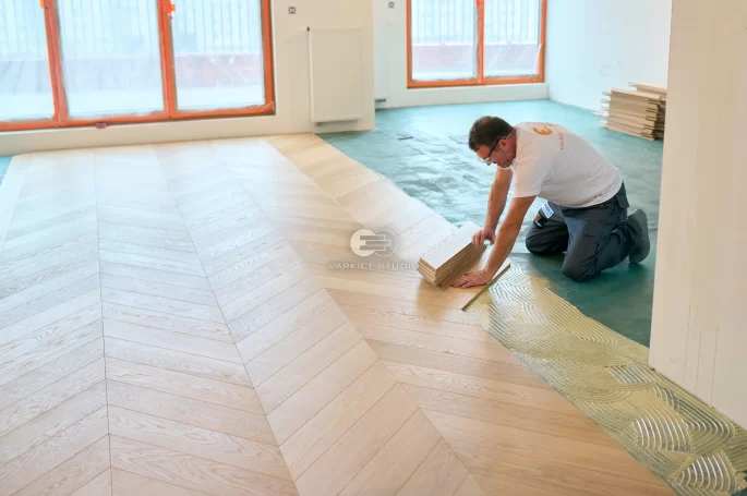 Floor installation - Color Floor French Spruce Oak Natural Polar