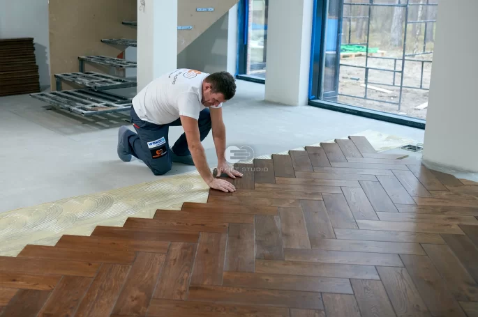 Floor installation - Color Floor Classic Spruce Brown Rustic