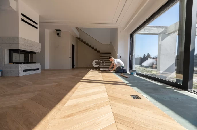 Floor installation - Color Floor Hungarian Spruce Oak Polar Natur