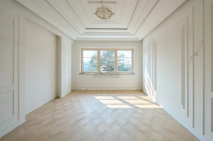 Floor installation - White Oak Herringbone Line Premier