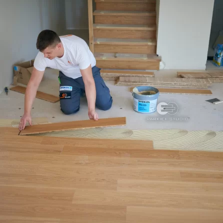 Montaż podłogi - Finsh Deska Dąb Exclusive