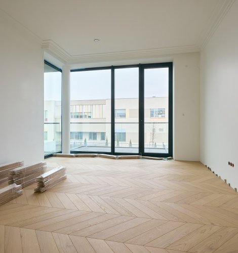 Montaż podłogi -  Polish Floors Jodła Francuska Dąb Jaśmin Rustic