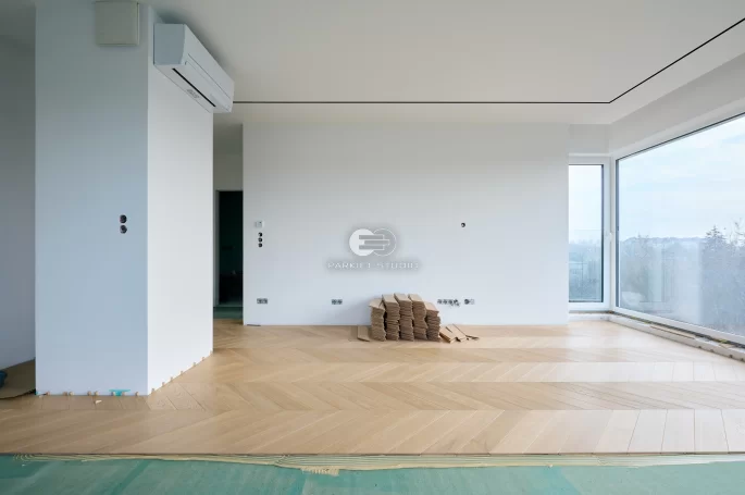 Floor Installation - Polish Floors French Spruce Oak Jasmine Select