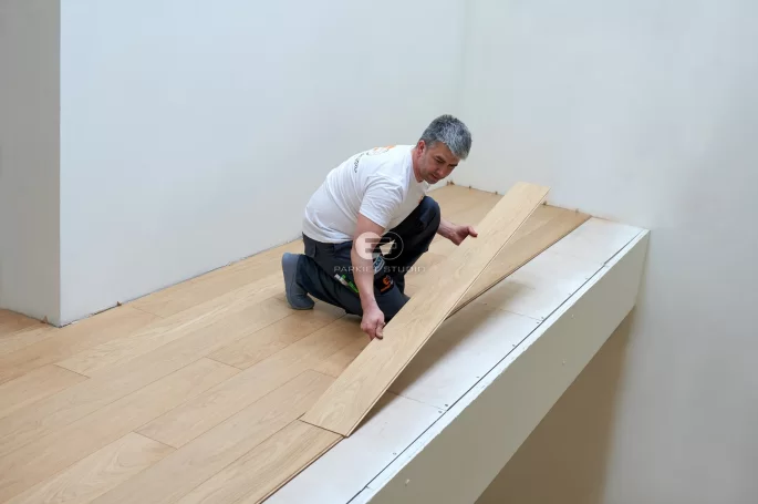 Floor installation - Polish Oaks - Sandy Oak Prime