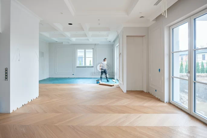 Floor installation - Wonder Floor French Spruce Baltimore Natur