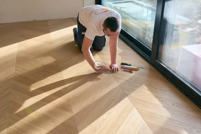 Floor installation - Wonder Floor French Spruce Oak Colby Natur