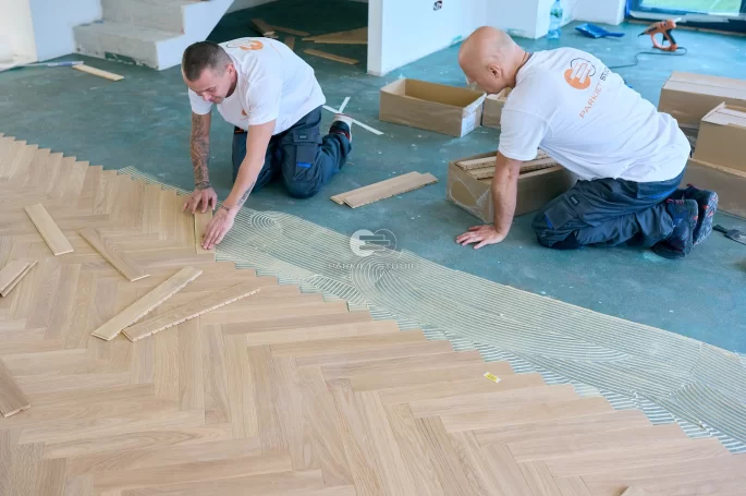 Floor installation - Wonder Floor Classic Spruce Oak Colby Natur