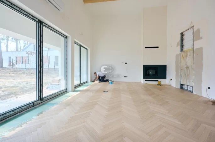 Floor installation - Polish Oak Classic Spruce Oak Opal