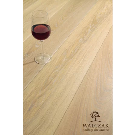 Walczak Dąb Kolor Biały Transparentny (Szczotkowana)