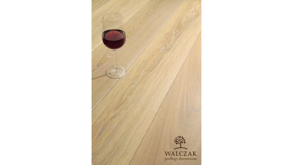 Walczak Dąb Kolor Biały Transparentny (Szczotkowana)