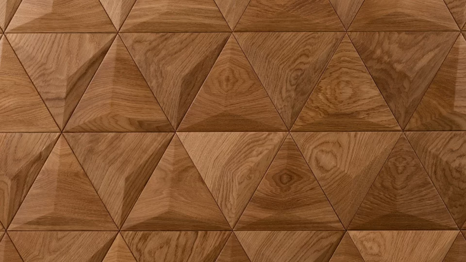 Panel drewniany - Pyramid