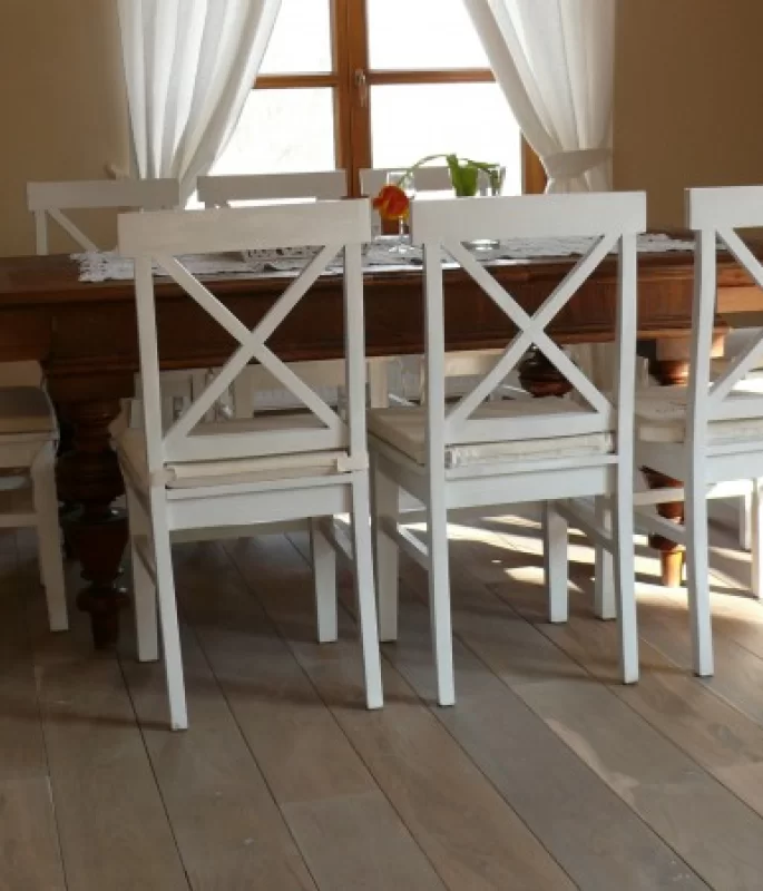 Deska Dąb Rauchowany Biały Rustikal